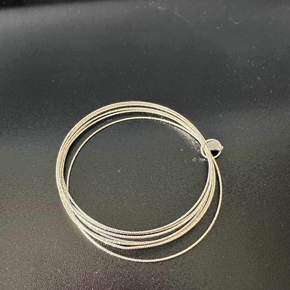 Silpada multi-hoop bangle bracelet EUC.